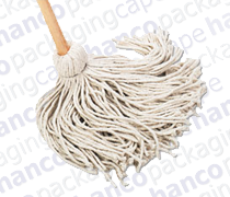 Mop with Wooden Handle