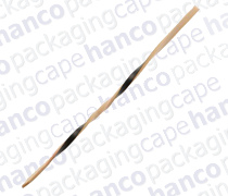 Black Bamboo Twisted Straight Stick